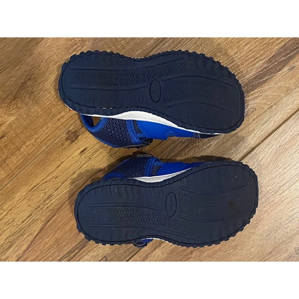 Toddler Boy's size 9 Water Shoes Sandals Carter's Blue & Orange